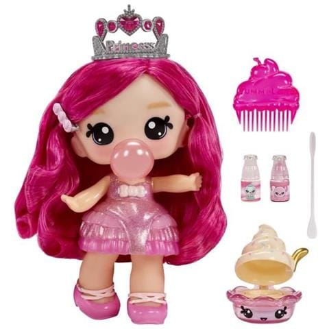 Yummiland - Bambola Grande Da 25 Cm Da Coccolare E Pettinare - Animale Domestico + Balsamo Labbra Profumato - Bianca - Dai 4 Anni - Foto 1