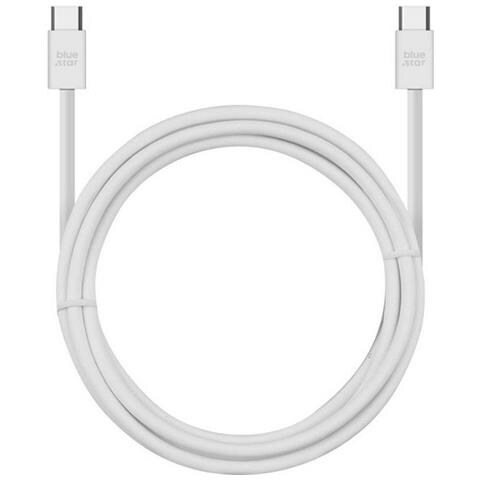 Cavo Dati E Ricarica Usb-c To Usb-c Q28 6a 60w 1 Metro White Per Smartphone Tablet - Foto 2