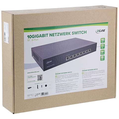 32308A switch di rete Gigabit Ethernet (10/100/1000) Supporto Power over Ethernet (PoE) Nero - Foto 2