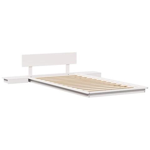 Struttura del letto Bianco 80 x 200 cm legno - Foto 1