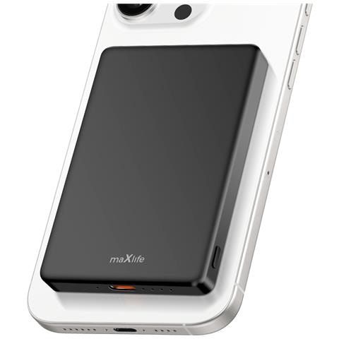 Batteria Esterna 5000mah Magsafe E Qi2 15w Con Cavo Usb-c Pd 20w, Nero - Foto 1
