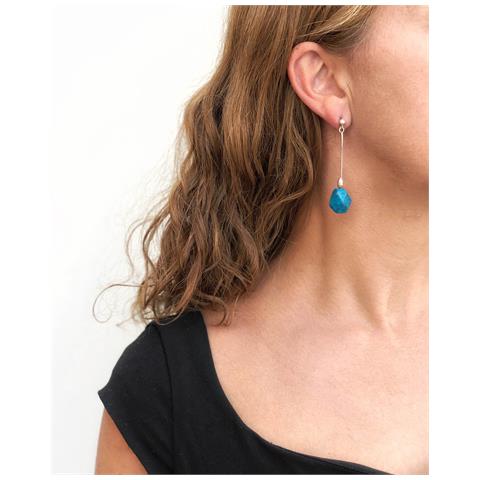 Ciondolo In Argento Sterling E Turchese ""tq Pendulum"" - Foto 2