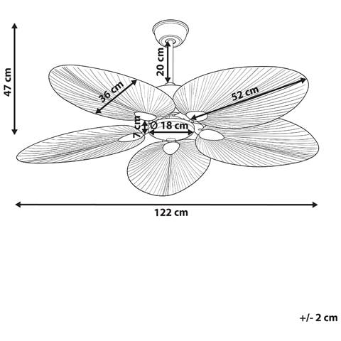 Ventilatore A Soffitto Mammoth Naturale - Foto 7