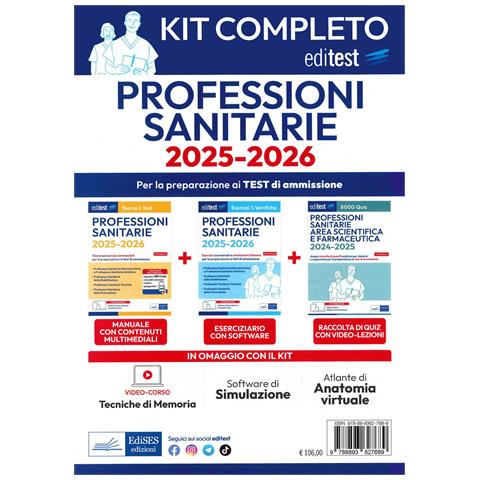 . Kit test professioni sanitarie completo. Con software di simulazione - Foto 1