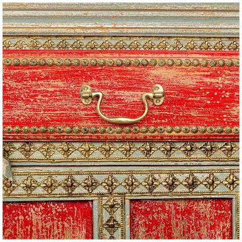 Credenza In Legno Multicolore 107x46x90h Cm - Foto 8