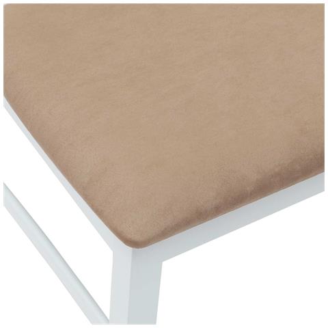 Sedie da pranzo 2 pcs Bianco 43 x 54 x 89 cm - Foto 9
