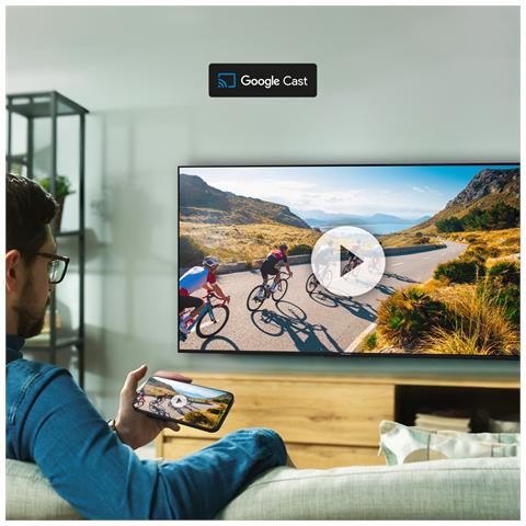 Q70 Series Smart MiniLED TV 65; Google TV; 3840 x 2160 (4K UHD), 1500000:1, LED, 144 Hz, DVB-T /T2/C /S /S2, HDR10, Wi-Fi, Bluetooth, LAN, HDMI 4 (2.1), USB 2 (2.0) + 1 (3.0), Central Stand, Black 165,1 cm (65") 4K Ultra HD Smart TV Nero 1300 cd /m² - Foto 2