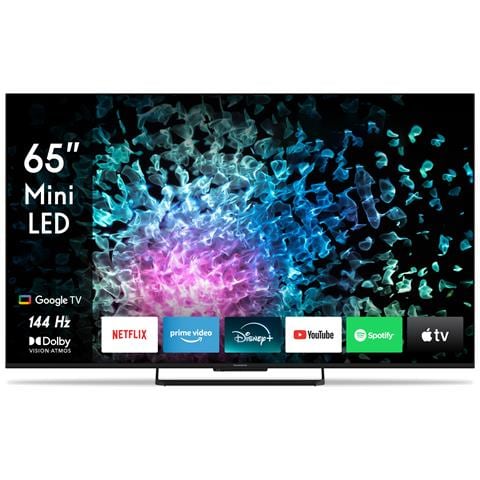 Q70 Series Smart MiniLED TV 65; Google TV; 3840 x 2160 (4K UHD), 1500000:1, LED, 144 Hz, DVB-T /T2/C /S /S2, HDR10, Wi-Fi, Bluetooth, LAN, HDMI 4 (2.1), USB 2 (2.0) + 1 (3.0), Central Stand, Black 165,1 cm (65") 4K Ultra HD Smart TV Nero 1300 cd /m² - Foto 1