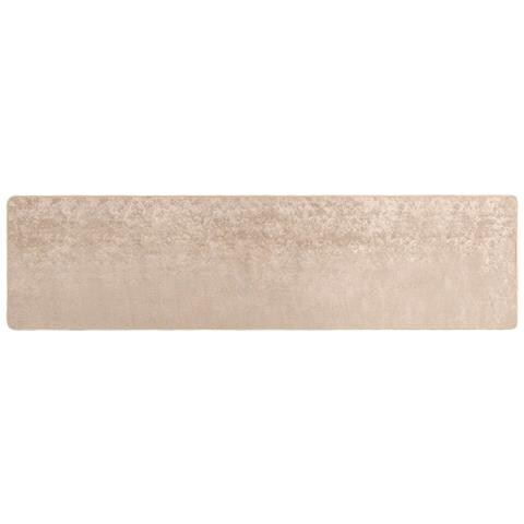 Runner Tappeto MARSA Beige 80 x 400 cm Poliestere e PVC - Foto 1