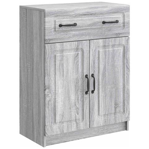 Credenza Grigio Sonoma 66 x 34,5 x 87 cm Legno ingegnerizzato - Foto 1