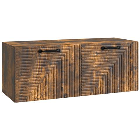 Mobile Porta TV da Muro Rovere Fumo 78,5 x 31 x 30 cm - Foto 1
