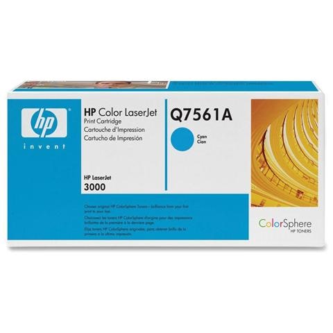 Cartuccia Toner Originale Laser Jet 3000 Q7561A Ciano (003R99756) - Foto 2