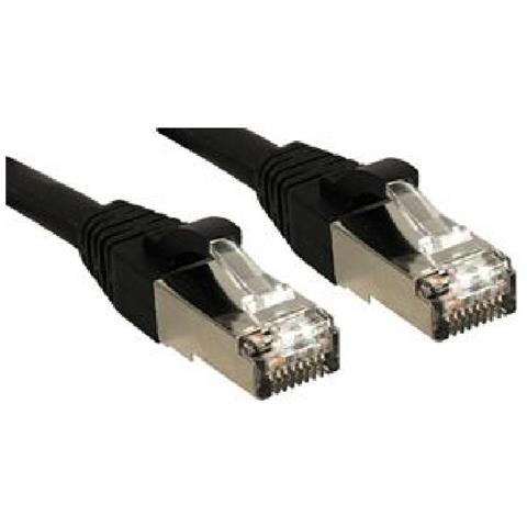 Cavo di Rete Patch Cat. 6 SSTP - S / FTP PIMF privo di alogeni, nero, 0,5m - Foto 2