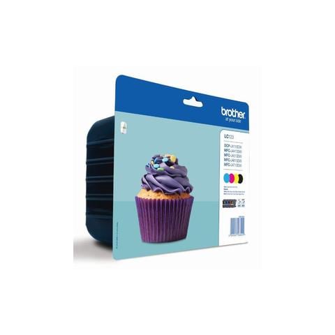 LC123VALBP Kit 4 Colori Nero-Giallo-Magenta-Ciano Capacità 600 Pagine  - Foto 1