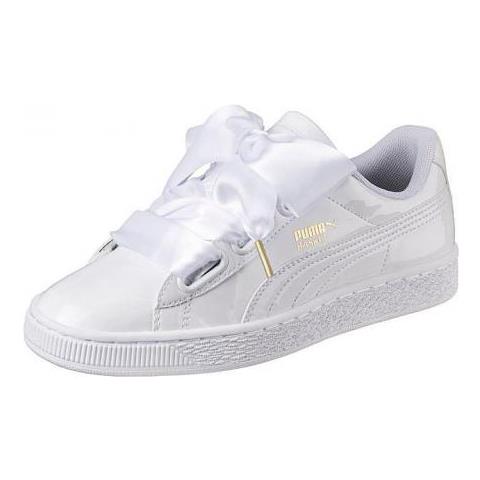 Basket Heart Patent Wn's 02 White Scarpa Tempo Libero - Donna Uk 5,5 - Foto 1