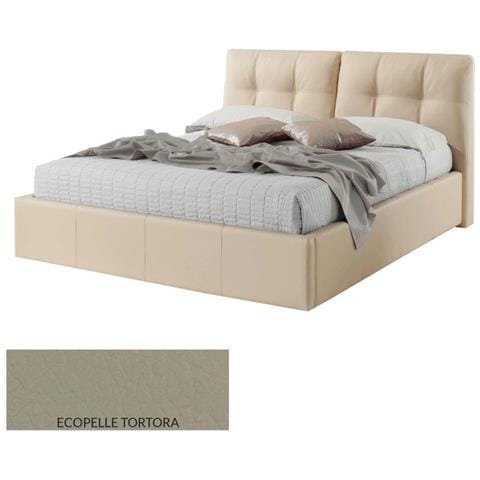 Letto Matrimoniale Con Contenitore Melia Tortora - Foto 1