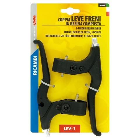 Lev-1 Leve Freno Bici 3 Dita Resina Composita 2pz 92911 - Foto 9