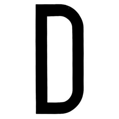 Letteradades. T-6 8x3,5 Cm Nera - Foto 1