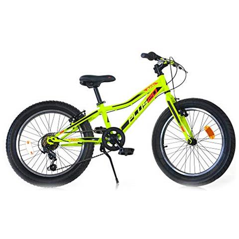 Bicicletta Fat-bike Ragazzo 20"" 6v Aurelia Mtb Plus Gialla - Foto 1