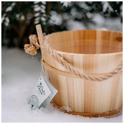 Secchiello Per Sauna, In Legno, Diametro: 28 Cm - Foto 2