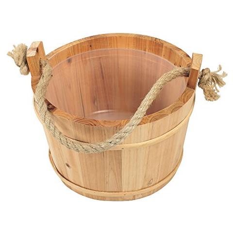 Secchiello Per Sauna, In Legno, Diametro: 28 Cm - Foto 1