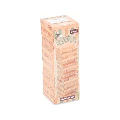 Lifetime Giochi - Gioco Impilabile In Legno, 60 Pezzi - Foto 1