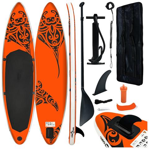 Set Tavola Gonfiabile Da Sup 305x76x15 Cm Arancione - Foto 1