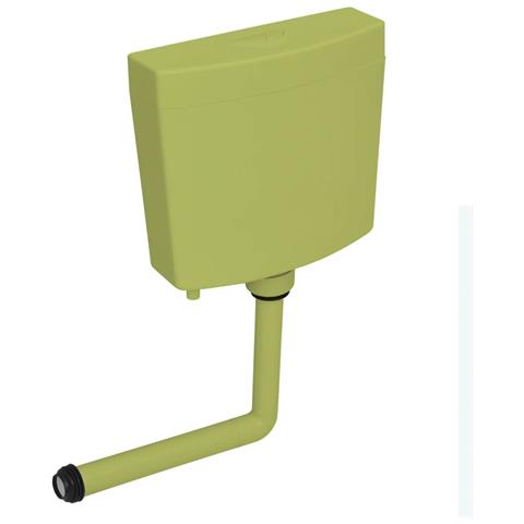 Sciacquone WC con Ingresso Acqua dal Basso 3/6 L Verde Oliva - Foto 1
