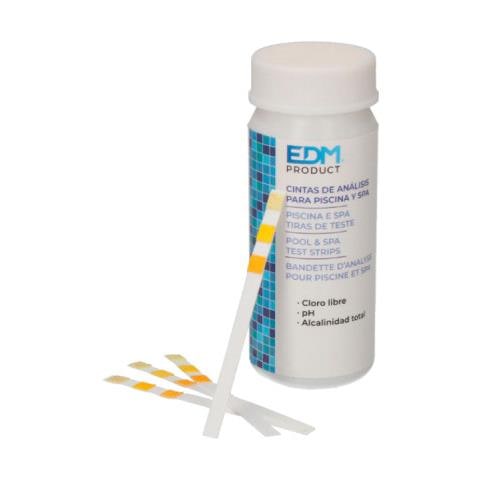 Strisce Di Test Per Piscine E Spa Edm - Ph-cloro-tac - Foto 1