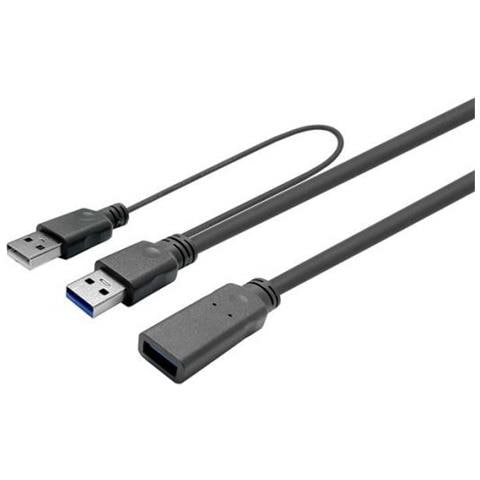 Prousb3aaf10c Cavo Usb 10 M Usb 3.2 Gen 1 (3.1 Gen 1) Usb A Nero - Foto 1