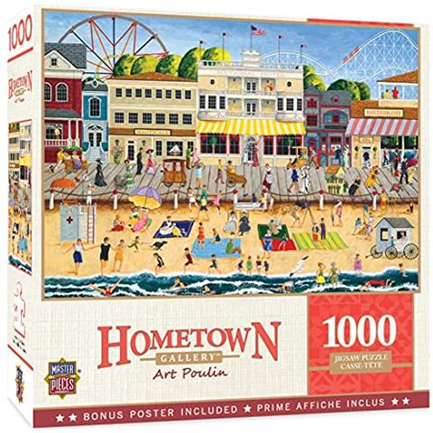 Puzzle Da 1000 Pezzi Per Adulti, Famiglia O Bambini - Sul Lungomare 19,25 X 26,75 Pollici - American Puzzle Company A Conduzione Familiare - Foto 1
