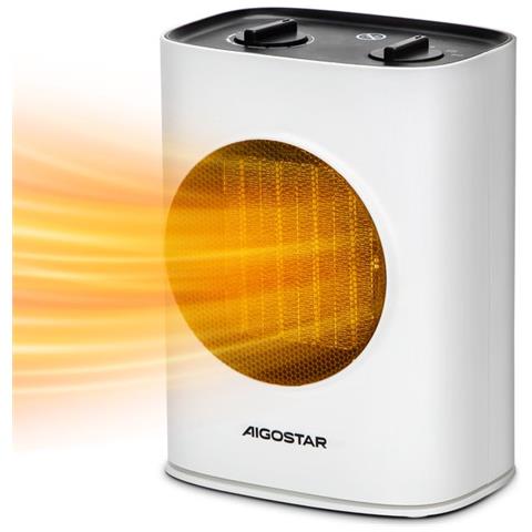 Termoventilatore Stufa Elettrica Potenza 1800 Watt Colore Bianco 90°oscillante - Foto 2