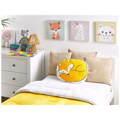 Set Di 2 Cuscini Dhanbad Cotone 50 X 40 Cm Giallo Volpe - Foto 1