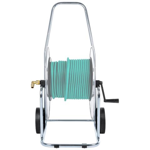 Carrello Avvolgitubo Per Tubo Flessibile 80 M 3/4"" In Acciaio - Foto 2