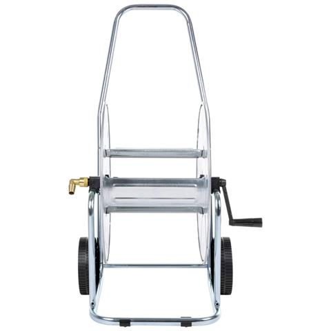 Carrello Avvolgitubo Per Tubo Flessibile 80 M 3/4"" In Acciaio - Foto 3