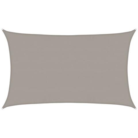 Vela Parasole 160 G /m Rettangolare Grigio Chiaro 5x8 M In Hdpe - Foto 1