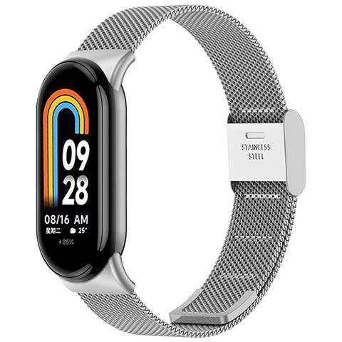 Cinturino In Metallo Per Xiaomi Mi Band 8/9 Silver - Foto 1