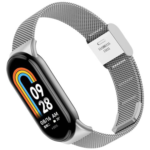 Cinturino In Metallo Per Xiaomi Mi Band 8/9 Silver - Foto 2