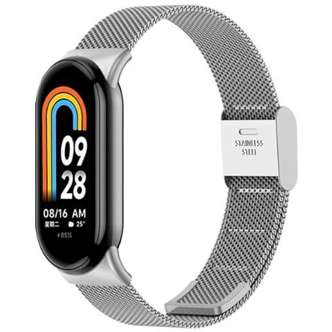 Cinturino In Metallo Per Xiaomi Mi Band 8/9 Silver - Foto 5