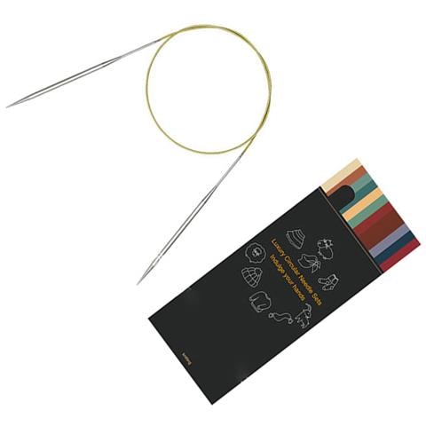 Ferri Da Maglia Circolari In Acciaio Inossidabile 3 Mm - Foto 2