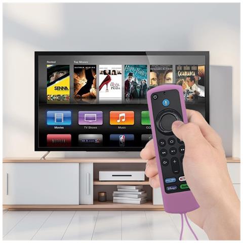 Custodia In Silicone Per Telecomando Fire Tv Stick 4k Purple - Foto 2