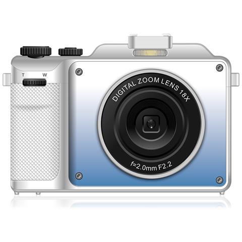 Fotocamera Digitale 4k/48mp/zoom Digitale 18x/stabilizzazione/autofocus/doppia Fotocamera White - Foto 1