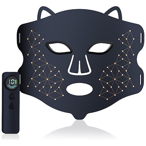 Maschera Facciale Per Trattamento A Luce Led, Ringiovanitore Fotonico Della Pelle A Infrarossi. Con 4 Modalità D'uso. - Foto 1