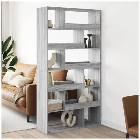 Libreria Grigio Sonoma 100x33x187,5 Cm In Truciolato - Foto 1