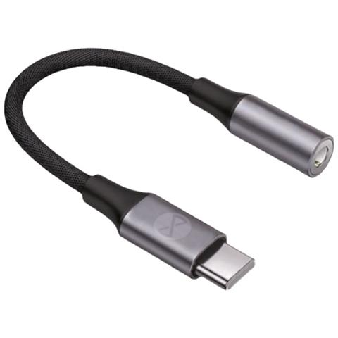 Adattatore Audio Usb-c Maschio A Jack 3,5 Mm Femmina, Nero - Foto 1