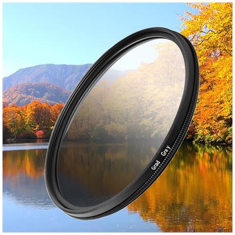 Filtro Sfumato Grigio Rotondo Per Fotocamera: Migliora I Colori E Riduce Il Rossore 67 Mm - Foto 6
