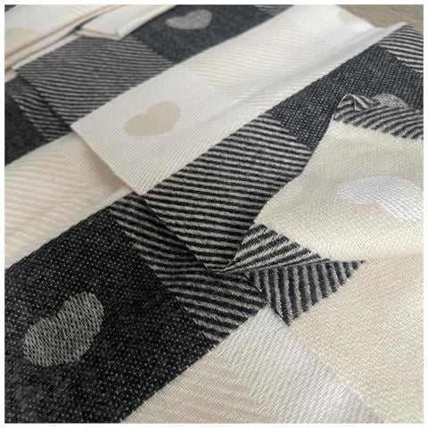 Sciarpa Pashmina Da Donna, Color Crema Con Cuori - Foto 2