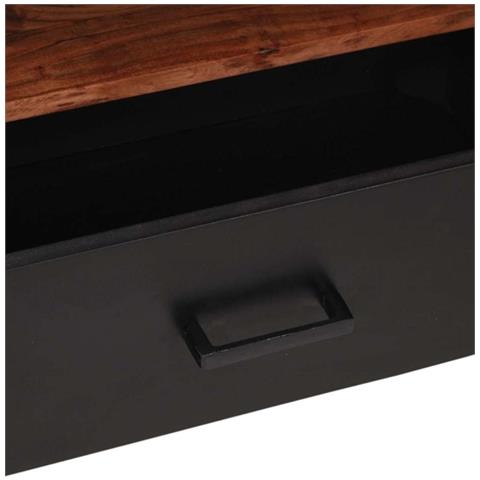 Mobile portaoggetti multimediale con cassetto Marrone - Foto 9