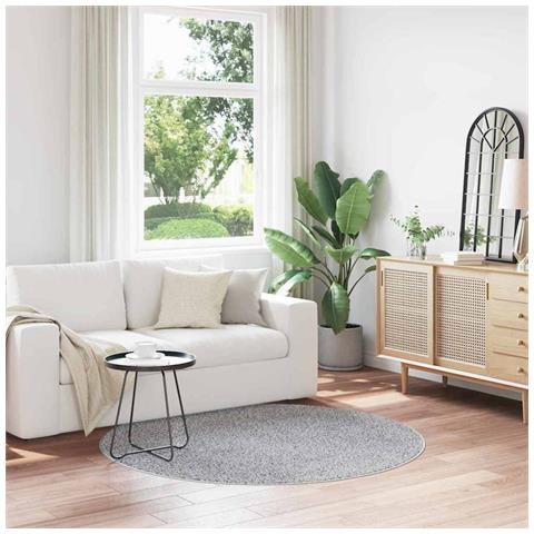 Tappeto Grigio 160 x 160 cm Polipropilene - Foto 2