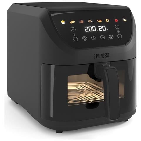 Friggitrice ad Aria Calda 182476 Capacità 8 L Potenza 2000 W Colore Nero - Foto 1